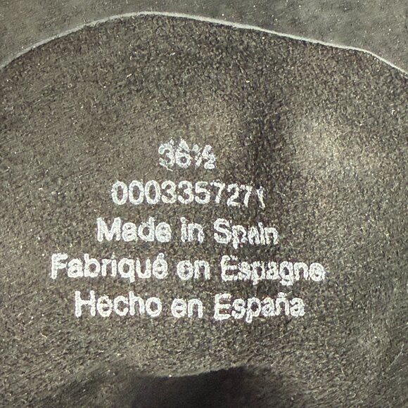 NWT Free People Banks Over The Knee Boots Black Suede Size 36.5 | Made in Spain - Picture 10 of 10